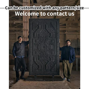 Panel de <span class=keywords><strong>pared</strong></span> de <span class=keywords><strong>madera</strong></span> natural 3D, panel de <span class=keywords><strong>listones</strong></span> de diseño moderno para <span class=keywords><strong>salón</strong></span>, decoración contemporánea del hogar para uso hospitalario - Product Image 4