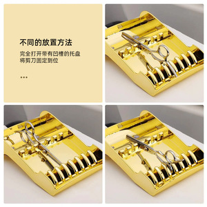 Wanmei Hair Styling <b>Tools</b> Set Gold Metal Duckbill <b>Clips</b> Storage Box Salon Use - Product Image 2