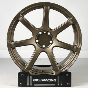 Rines BZY Forjados 5x114.3 de 17, 18 y 19 Pulgadas en Bronce, para Autos de Carreras JDM <span class=keywords><strong>Subaru</strong></span> <span class=keywords><strong>Impreza</strong></span> <span class=keywords><strong>Sti</strong></span> BRZ GT86 Supra Wrc Wrx - Product Image 3