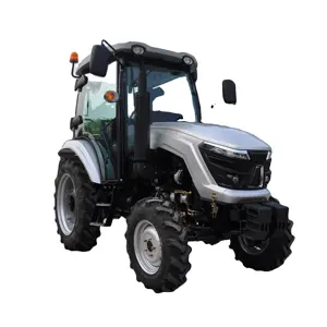 Çiftlik için kabin 50HP4wd traktör ile çok fonksiyonlu agricolas 4wd çiftçi traktörleri