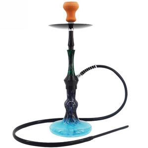 卸売水ギセルアクセサリーカラフルなワイドベースガラス花瓶ボトル中型シーシャ水ギセル - Product Image 2