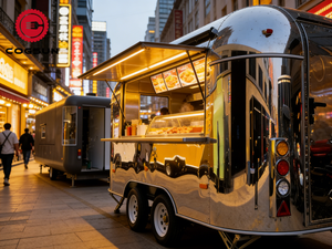 Remorque <span class=keywords><strong>de</strong></span> camion-restaurant en acier inoxydable à vendre en Chine - Équipement <span class=keywords><strong>de</strong></span> cuisine mobile résistant à la rouille pour snacks, bonbons et chips - Product Image 6