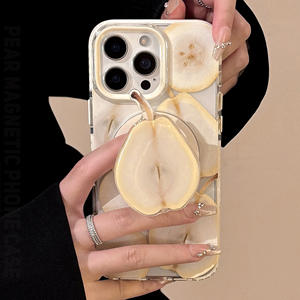 Supporto magnetico frutta per <span class=keywords><strong>iPhone</strong></span> 16 Plus custodia per telefono cellulare <span class=keywords><strong>giallo</strong></span> pera <span class=keywords><strong>iPhone</strong></span> 15 Pro Max antiurto <span class=keywords><strong>11</strong></span> piccolo lotto 13 <span class=keywords><strong>Cover</strong></span> - Product Image 4