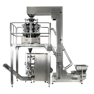 Automatic Factory CE approval frozen dumplings vertical Packaging Machine with multi-head weigher