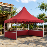 Nouvelle tente de stand d'exposition Duocai, tente gazebo 3x3 pour extérieur en promotion