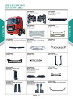 Pour Sinotruck Howo TH7 MAX A7 NX N7G Haohan TX T6G T5G MAX phare pare-chocs rétroviseur feu arrière garde-boue Grille voyage porte