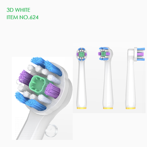 Brosse à dents électrique rotative-oscillante à 2 têtes avec poils doux, étanche IPX8, vibration à 4200 tr/min - Product Image 3