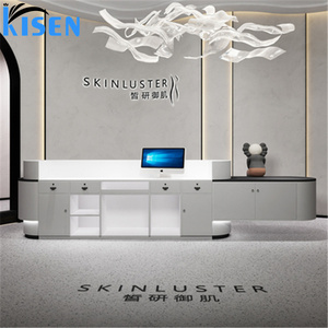 Mostrador de Recepción Grande de Acero Inoxidable Kisen Beauty para Oficina, Hospital, Bar, Hotel, Sala de Estar, Taller, Salón, Caja - Product Image 5