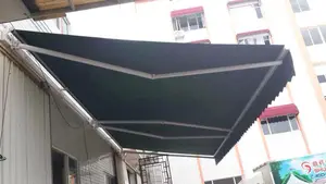 Toldo retrátil à prova d'água do sol do quadro de alumínio para uso ao ar livre, awnings de alumínio usado para venda