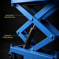 Table élévatrice à ciseaux électrique, capacité 500 kg, hauteur de levage 6 m, fabrication directe d'usine, OEM personnalisé, CE, vente en gros