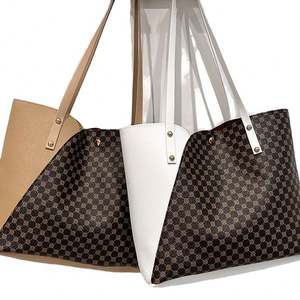 Sac à bandoulière rétro en velours côtelé, sac en toile, grande capacité, portable, tendance, sacs pour femmes - Product Image 1