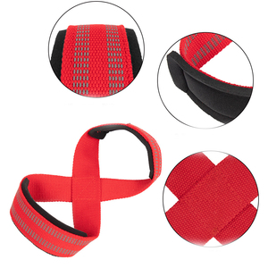 Correas de Levantamiento de Pesas de Algodón Grueso de Alta Calidad, Tipo Figura 8, para Levantamiento de Pesas y Entrenamiento - Product Image 3