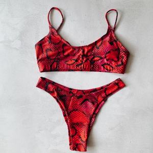 ชุดบิกินี่ไมโครเซ็กซี่ลายหนังงูแบบสามเหลี่ยมสุดหรูสั่งทำขายส่งจากบราซิล OEM - Product Image 3