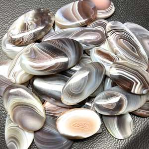 Mezcla de Gemas Sueltas de Ágata de Botsuana de 8mm-14mm, Cuarzo Azul Natural, Esmeralda, Rubí, Zafiro, Precio al por Mayor para Fabricación de Joyas - Product Image 2