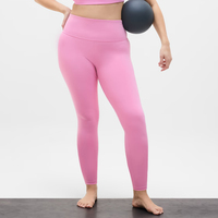 Legging OEM personnalisé pour femme grande taille, taille haute, effet push-up, respirant, anti-transpiration, extensible 4 directions, pour la course, la gym, le fitness et le yoga