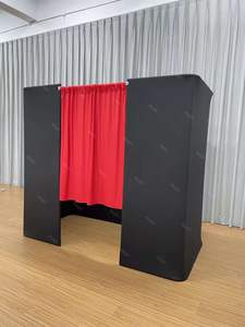 الأكثر مبيعاً حاوية خصوصية بإطار من الألومنيوم القابل للطي للطباعة المخصصة حاوية كشك الخصوصية - Product Image 4