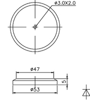 Y53ZPA-B de diode de soudage haute fréquence 9200A 200V 400V placage d'électrode à courant élevé 2000Hz pour produit de thyristors de soudeurs