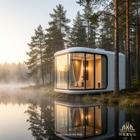 Vente Directe – Maison Capsule de Luxe Préfabriquée, Structure en Acier Léger, Design Moderne, Certifiée CE, Conteneur de Bureau 20 pieds 40 pieds