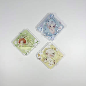 Phim hoạt hình tùy chỉnh rõ ràng pha lê cắt rõ ràng Acrylic Fidget Spinner - Product Image 1