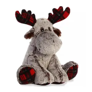 Toy For Gift 2022 Best Selling 30cm Height Customized Soft Moose Plush Stuffed Toy For Gifts