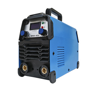 เครื่องเชื่อมอินเวอร์เตอร์ MMA-400 รุ่น DC 20-300A แบบแมนนวล สีน้ำเงิน-เหลือง สำหรับซ่อมเหล็ก - Product Image 2