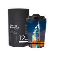 Tasses à café réutilisables chaudes et froides de 8 oz, 12 oz, 350 ml avec couvercle, gobelet isotherme de voyage de 12 oz, tasse à café à double paroi en acier inoxydable