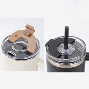 Meilleures Ventes Gobelet Isotherme de 40 oz Recyclable et Écologique à Prix Usine, Logo Personnalisé, Poignée en Acier avec Paille - Product Image 2