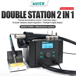Quick 8786D+ Lötstation Wartungssystem Hochwertige Heißluft-Rework-Lötstation Original 2-in-1-Gerät - Product Image 6