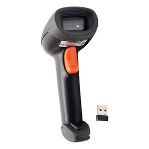 Высокопроизводительный портативный 2,4 г USB беспроводной Bluetooth QR-код сканер штрих-кода для супермаркета - Product Image 1