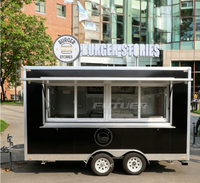 Camion de cuisine mobile 220V avec glace, pizza, café, hot-dogs, remorque de concession, chariot