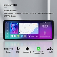 Radio Multimedia para Auto Android 15 de 12+512G con Reproductor de Video, DSP, OBD2, Asistencia de Reversa, 1 Año de Garantía, Universal