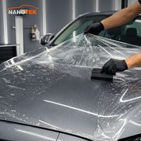 Film de protection transparent pour carrosserie de voiture (PPF) en PCU, revêtement auto-réparateur avancé, anti-UV, anti-rayures, anti-éclats de pierres, résistant aux débris routiers, transparent