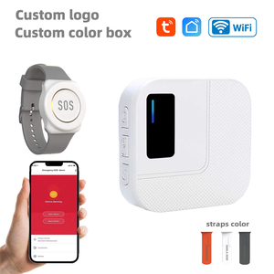 Daytech Tuya - Botón de Emergencia SOS Inteligente para Cuidadores, Pulsera con Alarma, Alerta de Emergencia por Aplicación para <span class=keywords><strong>Personas</strong></span> <span class=keywords><strong>Mayores</strong></span> que Viven Solas - Product Image 1