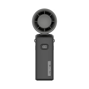 Ventilador Eléctrico de Mano de Alta Velocidad con Pantalla Digital, Recargable por USB, Plegable, Portátil, con Batería Integrada, para Uso Doméstico y al Aire Libre - Product Image 6