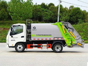 Camion compacteur de déchets Foton 4X2 4/6m³ à prix compétitif pour la gestion des ordures urbaines - Product Image 3