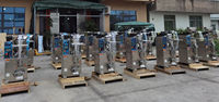 Machine d'emballage économique automatique à commande PLC pour sachets et sacs en plastique, pour produits chimiques, boissons et aliments, entraînée par moteur, haute performance