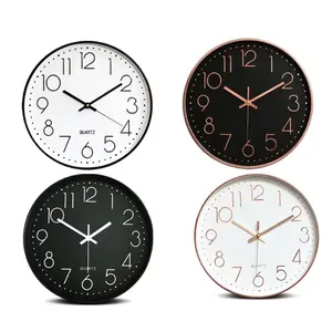 Orologio da parete al quarzo analogico orologio di vendita caldo di marca decorativo per grande orologio da parete al quarzo