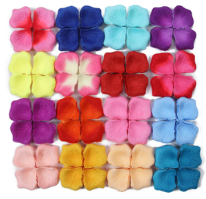 1000/3000 adet renkli yapay gül yaprakları düğün Petalas doğum günü ipek çiçek Petal aksesuarları düğün romantik gül dekor - Product Image 6