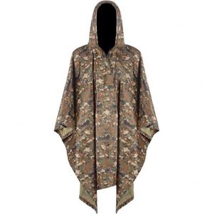 Personalizado al aire libre táctico lluvia Poncho camuflaje impermeable Camo impermeable en Stock - Product Image 6