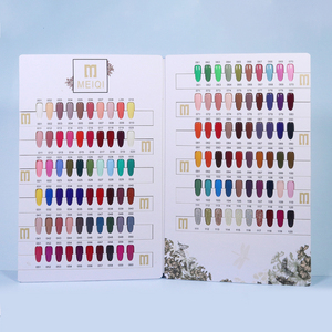 Salón de manicura de la tienda de uñas profesional productos oem odm uv gel esmalte de uñas punta hoja de tarjeta de libro de color de esmalte de uñas gráfico - Product Image 3