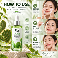 Sérum Exfoliant Apaisant au Cactus Marque Blanche, Soin Lissant Doux, Hydratation Légère et Sensation Peau Rafraîchie 80 mL