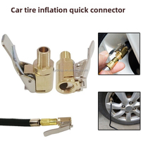 Quick Connect Car Inflator Tool Fahrzeug Reifen füller Pumpenst ecker Amerikanischer Düsen adapter Clip-on Conversion Reifen reparatur werkzeuge