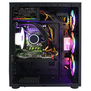 Desktop Gaming <b>PC</b> Case Tempered Glass Support MATX ITX Motherboard and RGB Fan Cooler in Stock Rgb Gaming <b>Pc</b> Case Gaming <b>Pc</b> Case - Product Image 4