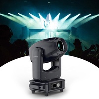 Proyector LED Móvil BWS de 300W, Luz Móvil con Patrones HD, Gran Enfoque, Beam Wash Spot 3 en 1, Iluminación de Escenario LED