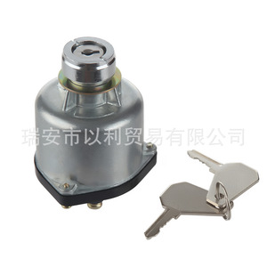 Jk406 สวิตช์จุดระเบิด 01040 สีเงิน สำหรับเครื่องตัดหญ้า รถแทรกเตอร์ อุปกรณ์สตาร์ท สวิตช์สตาร์ทเครื่องยนต์ - Product Image 2