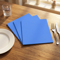 Serviettes en papier écologiques Airlaid 1 pli, pliées en 1/4, couleur personnalisée en gros, pour café, bar, restaurant, hôtel, mariage