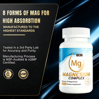 Offre Spéciale : Capsules de Magnésium Complexe avec Calcium, Zinc et Vitamine D pour la Mémoire et le Sommeil des Adultes
