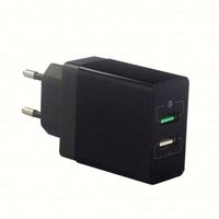 Chargeur mural rapide haute qualité QC3.0, adaptateur de charge rapide avec prises UK/EU/US