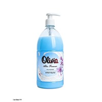 Sabun Cair Pelembap Magnolia Gliserin Surfaktan Ringan Ekstrak Botani Pembersih Harian Lembut 1000 ml Olivia Love