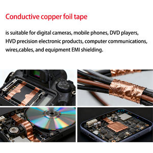 Einseitig leitfähige Klebeband-Rolle aus Kupferfolie für Elektroreparaturen, Schneckenabwehr und EMI-Abschirmung - Product Image 4